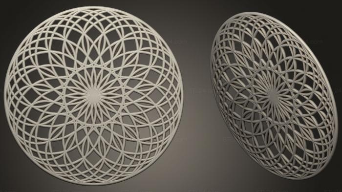 Geometric shapes (Layer 6d Stable, SHPGM_0539) 3D models for cnc